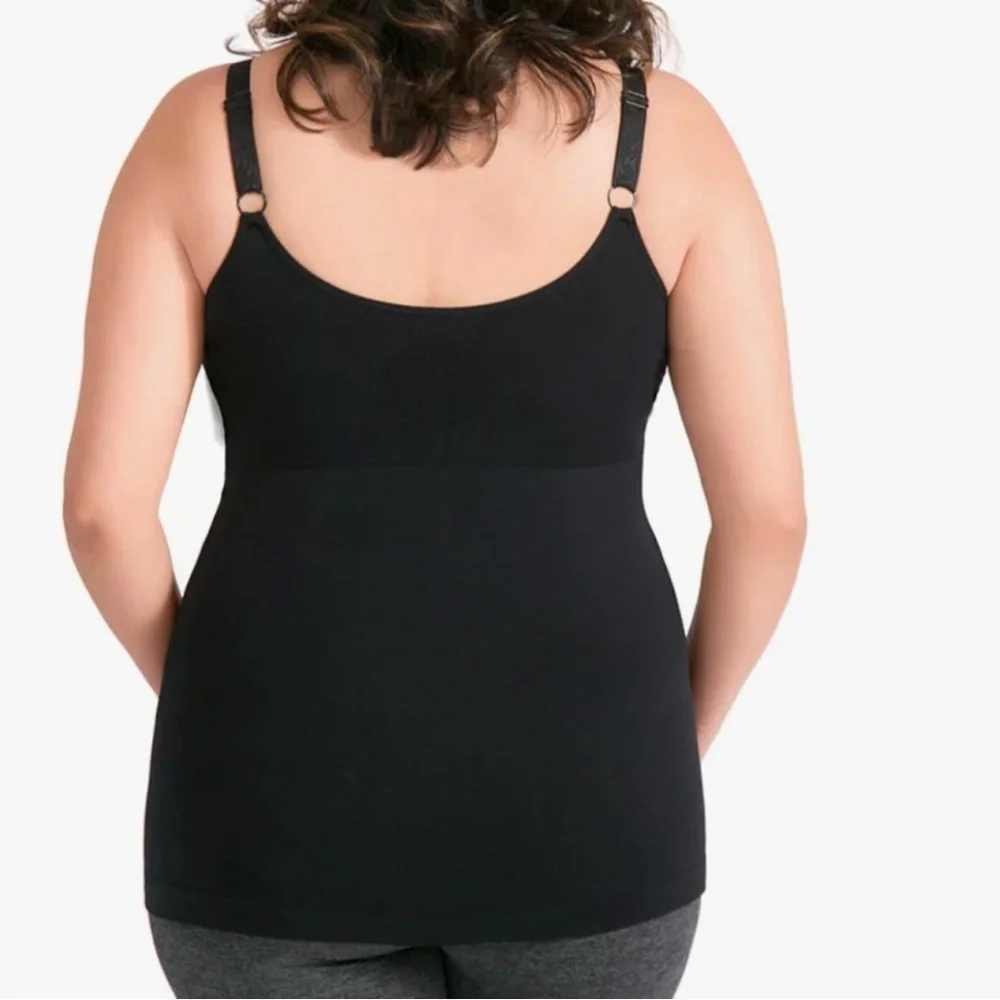 KINDRED BRAVELY Simply Sublime® Maternity & Nursing Tank Black Bra Medium Busty - Picture 4 of 14